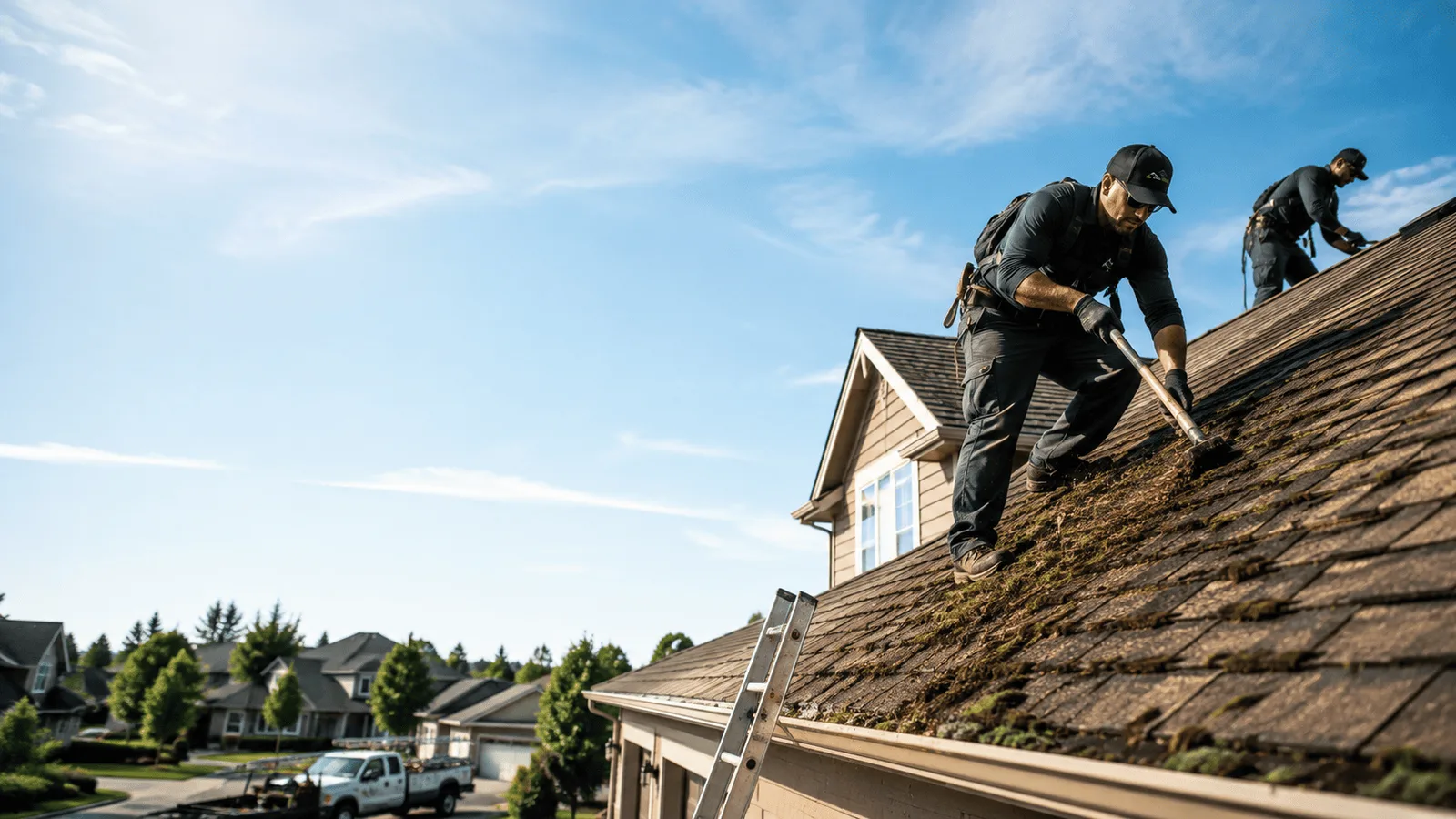 Roof Moss Removal in Butlerville, IN near me